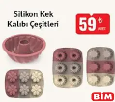 SİLİKON KEK KALIBI ÇEŞİTLERİ fiyat ve kampanya bilgisi